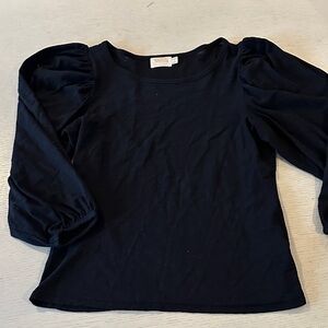 Nation LTD Black Long Sleeve Top